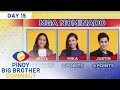 Day 15: First Nomination Night Official Tally of Votes | PBB Connect