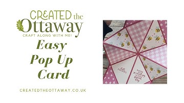 Quick and Easy Pop up Card tutorial@createdtheottaway