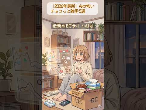 【「2026年最新」AIの怖い】チョコっと雑学 #雑学 #ai #shorts #short