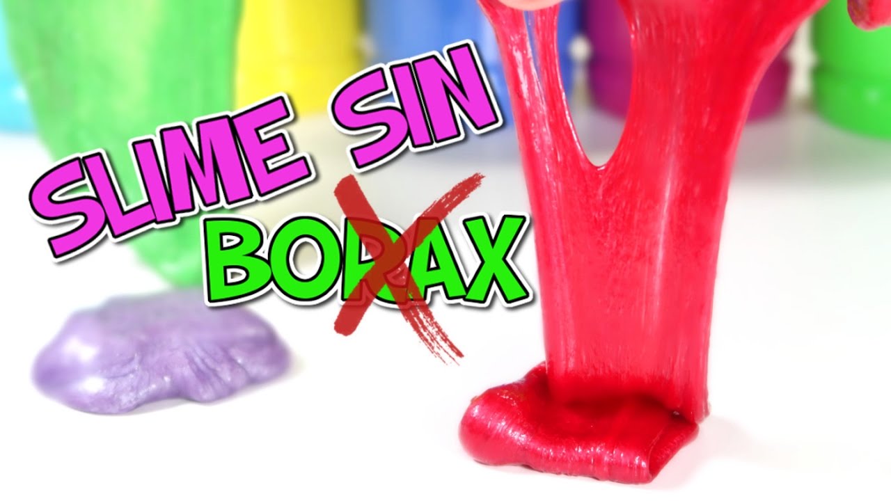 Cómo hacer SLIME SIN BORAX NI DETERGENTE | Manualidades