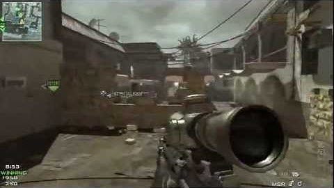Call of Duty MW3 - Double kill with MSR