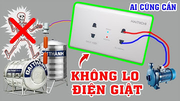 Tuyệt vời ! Không lo điện giật khi có ổ cắm bơm Chống Giật này trong gia đình. Hamichi HMC-AT01