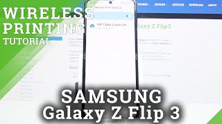 How to Connect Printer on SAMSUNG Galaxy Z Flip 3 – Use Wireless Printing screenshot 5