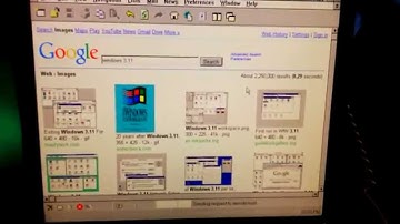 486 PC connected to the internet with Windows 3.11