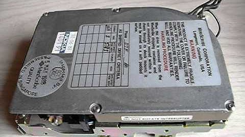 Miniscribe 8425: Hard disk sound