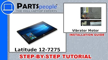 Dell Latitude 12-7275 (T02H001) Vibrator Motor How-To Video Tutorial