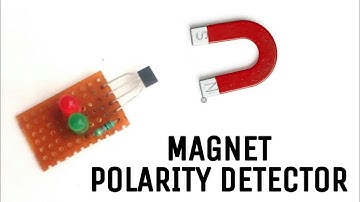 Magnet Polarity Detector using hall effect sensor