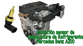 Sensor de Temperatura del Refrigerante del Motor con junta se ajusta a Mercedes a B C E CLA CLK SLK