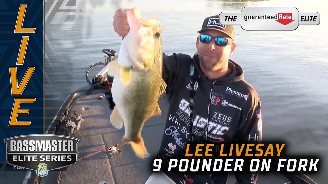 Lee Livesay catches a 9 pounder on Championship day at Fork! - YouTube