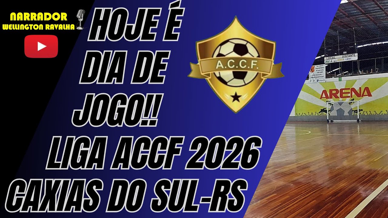 ATLÉTICO-CXS x ANZOATEGUI | Transmissão ao vivo | Liga ACCF | Aqui o futsal é raiz | 18/01/2026