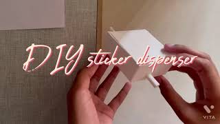DIY sticker dispenser | Paper dispenser | Comment below if your want tutorial | #dispenser#stickers screenshot 5