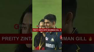 Shubman Gill with Preity Zinta Profile