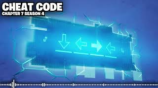 Fortnite Cheat Code Arrow Key Puzzle Game Music Extended (Chapter 7 Season 4) screenshot 4