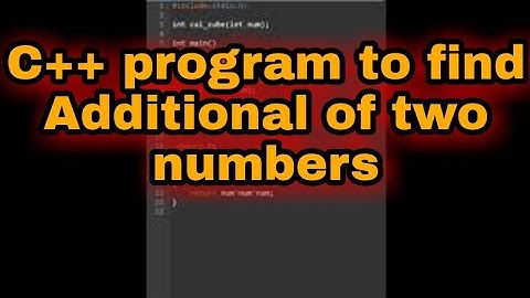 C++ program to find Additional of two numbers || #shorts #code #coding #coder #reels #programming