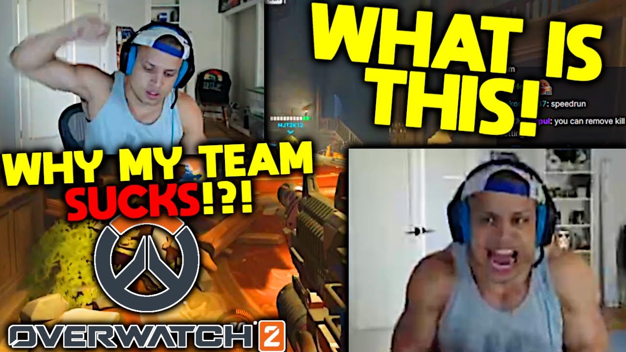 Tyler1 TILT and RAGE in Overwatch 2 YouTube