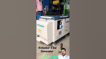 5 kw Generator Kirloskar Chhota Chilli #5kw #desivyapar #generator