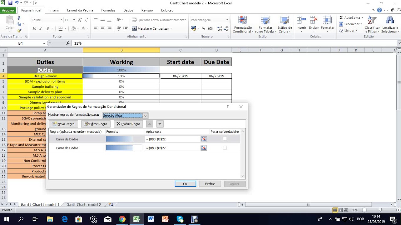 Gantt Chart - YouTube