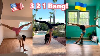 3 2 1 Bang! - Funny Gymnastics TikTok Challenge - UA&USA Girls #gymnastics Resimi