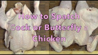 How to Spatchcock or Butterfly a Chicken cheekyricho cooking tutorial ep. 1,193