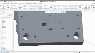 create pocket for lifter in mold