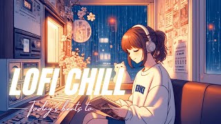 Lo-fi City Pop Chill Rainy 🏙️ beats to relax / healing / study to