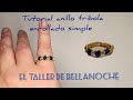 CÓMO HACER UN ANILLO TRIBOLA ENROLLADO SIMPLE. #anillodealambre #wirejewelry #cursodealambrismo #dyd