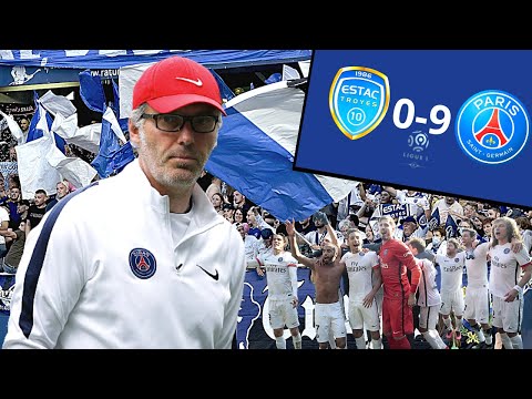 Le jour où le PSG a humilié L'ESTAC Troyes 9-0.