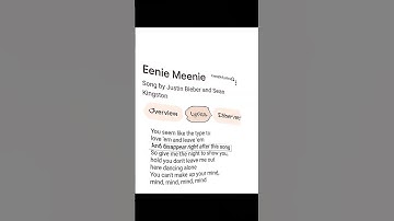 Thumbnail of Eenie Meenie-Justin Bieber | LYRICS🎧 . . .#lyrics #justinbieber #eenie_meenie #songlyrics #song