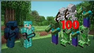 Me and Dennis vs 100 mobs!