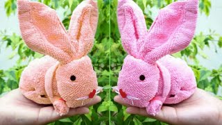 TOWEL BUNNY/ Easy Towel Rabbit/ Cute Rabit
