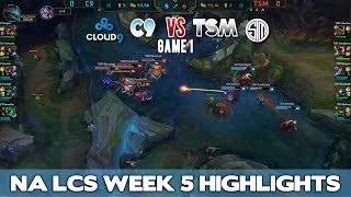 NA LCS Highlights Week 5 Summer 2017 | Ft. TSM vs C9, P1 MikeYeung and much more!