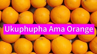 Ukuphupha Ama Orange