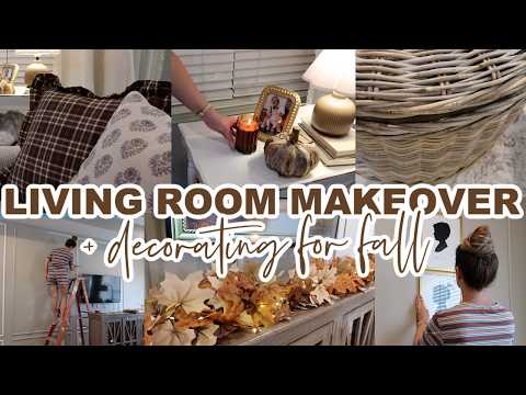 2026 LIVING ROOM MAKEOVER + FALL DECORATING | MAKING OUR HOME COZY FOR AUTUMN | Lauren Yarbrough