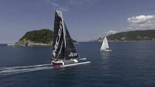 Maserati Multi 70 - arrivo a La Spezia