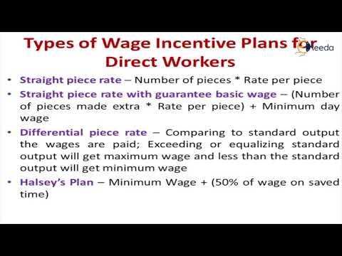 Wage Incentive Plans to Direct Workers- Work System Design- Industrial Engineering and Management thumbnail