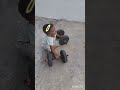 🏋️♂️ Tarveen Trying to Lift a Dumbbell Like a Champion! 💪