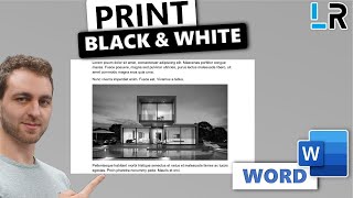 Cara Mencetak Hitam Putih di Word - 1 MENIT