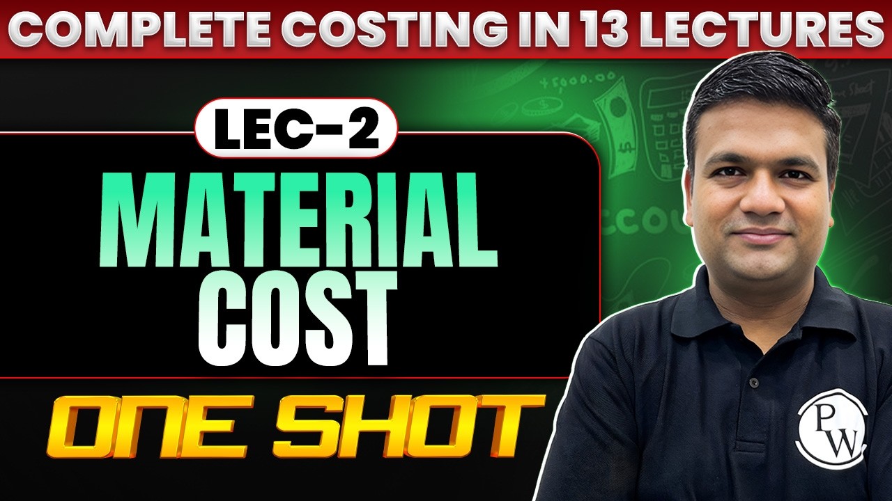 CA Inter Costing: Material Cost | Costing One Shot | CA Inter May26 ...