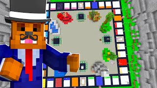 Becoming ULTRA RICH In Minecraft Monopoly