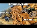 Finally reach sandakphu   deadliest ride ever   himalayan 411 crash 