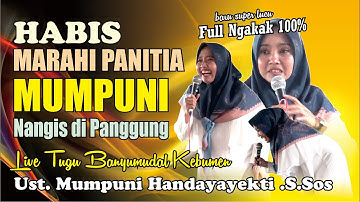 HEBOH.! Marahi panitia mumpuni nangis di panggung | Ceramah lucu ustadzah mumpuni handayayekti