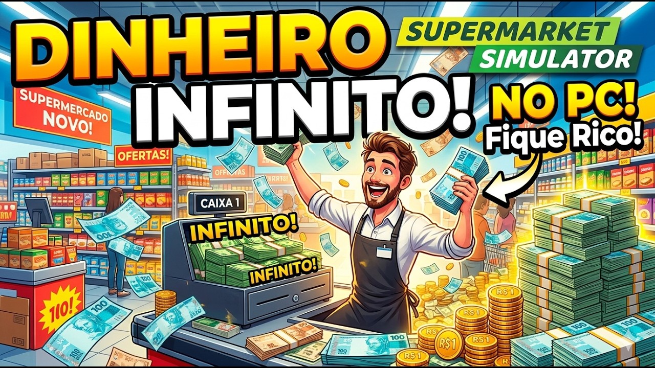 Atualizado Dinheiro INFINITO no Supermarket Simulator 2026 - YouTube
