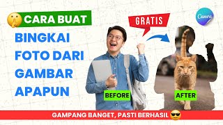 Image to Frame Canva Gratis | Cara Membuat Bingkai Foto Custom