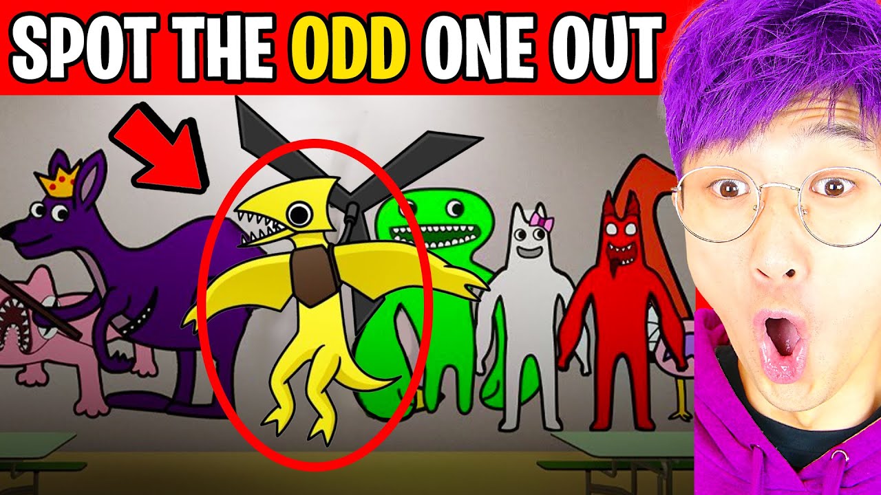 МОЖЕШЬ НАЙТИ РАЗНИЦУ!? (RAINBOW FRIENDS 2 против GARTEN OF BANBAN!)