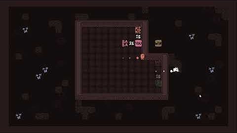 Baba Is You Island-Extra 5: Dungeon Solution