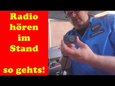 Radio ohne Zündung nutzen. Dauerplus per Schalter  Caratec im Wohnmobil Fiat Ducato Pössl 2Win plus