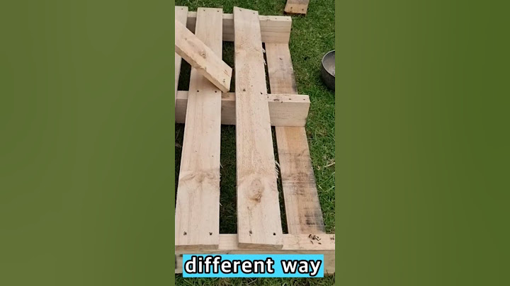 pallet dismantle in a minute.