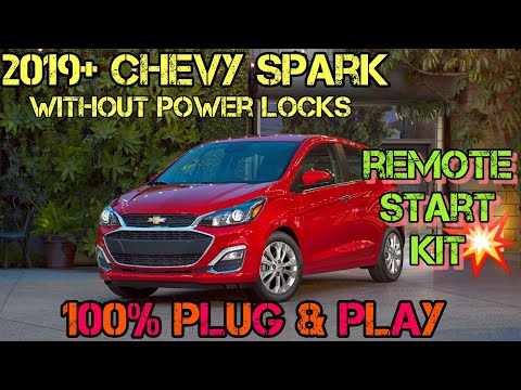 2019+ Chevy Spark with no Power Locks - REMOTE START DEMO
