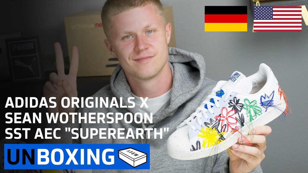ADIDAS ORIGINALS X SEAN WOTHERSPOON SST AEC "SUPEREARTH" | Unboxing | AFEW STORE GER + ENG