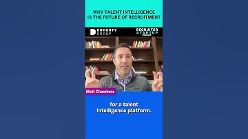 Why talent intelligence is the future of recruitment | @RecruiterStartupPodcast